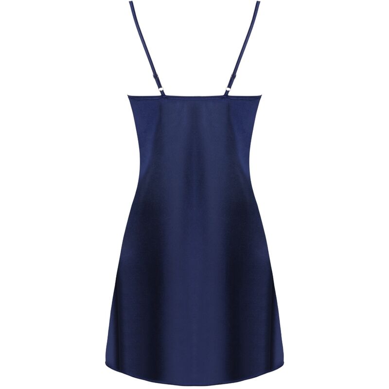 LIVCO CORSETTI FASHION - JACQUELINE LC 90249 VESTIDO + CAMISA + CALCINHA AZUL MARINHO S/M