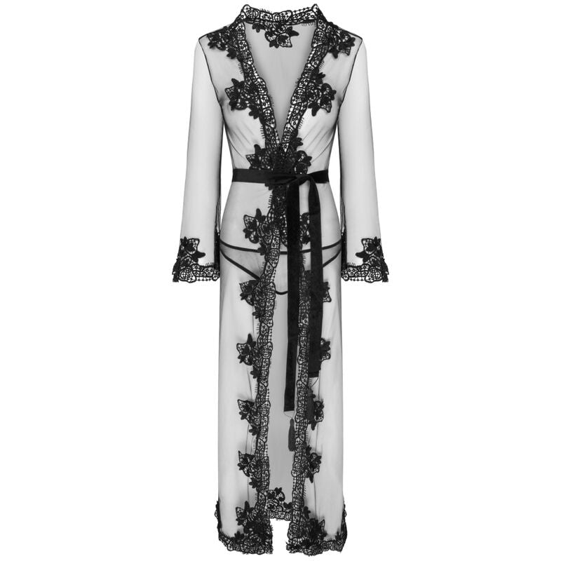 LIVCO CORSETTI FASHION - NOKINA LC XG055 VESTIDO + CALCINHA PRETA TAMANHO ÚNICO