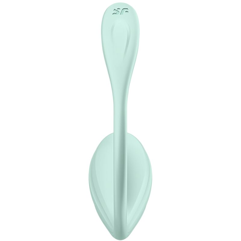 SATISFYER - ESTIMULADOR DE PONTO G DE PÉTALA LISA VERDE ÁGUA APLICATIVO GRATUITO