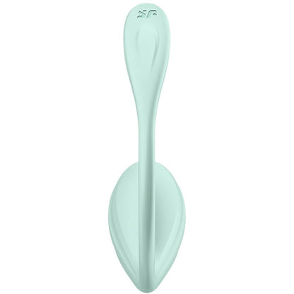 SATISFYER - ESTIMULADOR DE PONTO G DE PÉTALA LISA VERDE ÁGUA APLICATIVO GRATUITO