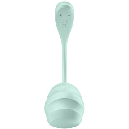 SATISFYER - ESTIMULADOR DE PONTO G DE PÉTALA LISA VERDE ÁGUA APLICATIVO GRATUITO