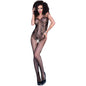 CHILIROSE - CR 4233 BODYSTOCKING SEM FUNDO PRETO S/M