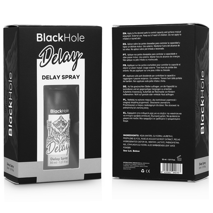 BLACK HOLE - SPRAY RETARDANTE ESTUDO FORTE 30 ML