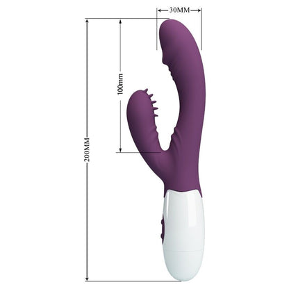 PRETTY LOVE - BUTTERFLY KISS RABBIT VIBRATOR &amp; G-SPOT STIMULATOR LILA