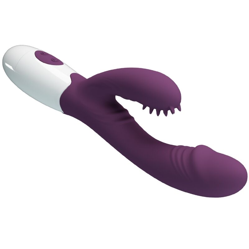 PRETTY LOVE - BUTTERFLY KISS RABBIT VIBRATOR &amp; G-SPOT STIMULATOR LILA