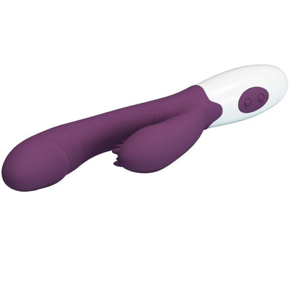 PRETTY LOVE - BUTTERFLY KISS RABBIT VIBRATOR &amp; G-SPOT STIMULATOR LILA