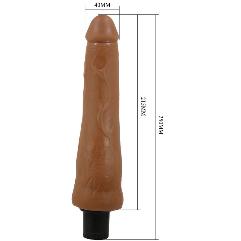 PRETTY LOVE - VIBRADOR REALISTA ALFREDO 21,5 CM -O- 4 CM