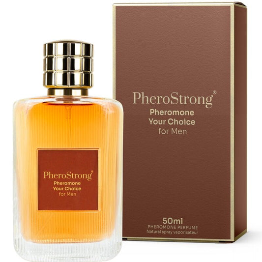 PHEROSTRONG - PERFUME DE FEROMÔNIO SUA ESCOLHA PARA HOMENS 50 ML