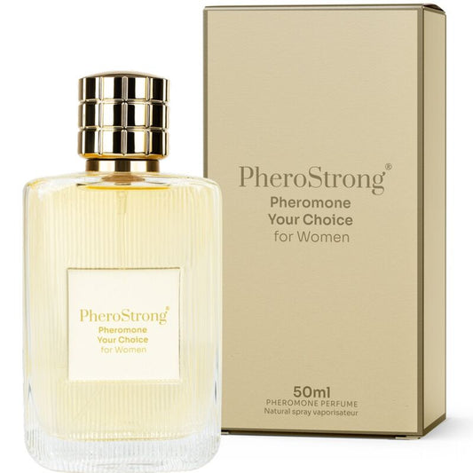 PHEROSTRONG - PERFUME DE FEROMÔNIO SUA ESCOLHA PARA MULHERES 50 ML