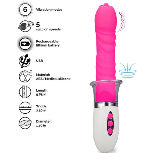 ARMONY - VIBRADOR LIBERTY E IMPULSIONAMENTO COM LÍNGUA