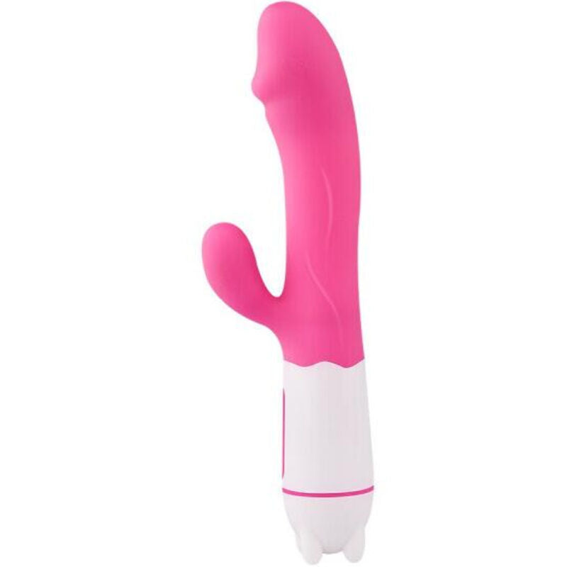 ARMONY - VIBRADOR HAPPY E ESTIMULADOR FÚCSIA RECARREGÁVEL