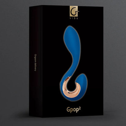 G-VIBE - GPOP 2 G E P POINT VIBRADOR AZUL ÍNDIGO
