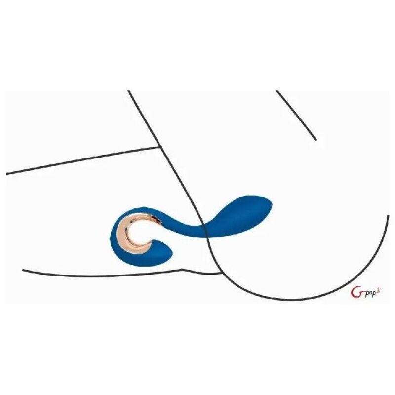 G-VIBE - GPOP 2 G E P POINT VIBRADOR AZUL ÍNDIGO