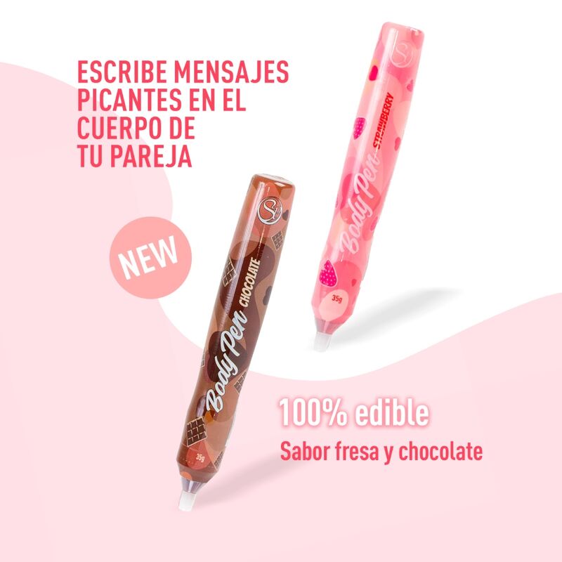 BRINCADEIRA SECRETA - CANETA CORPORAL CHOCOLATE