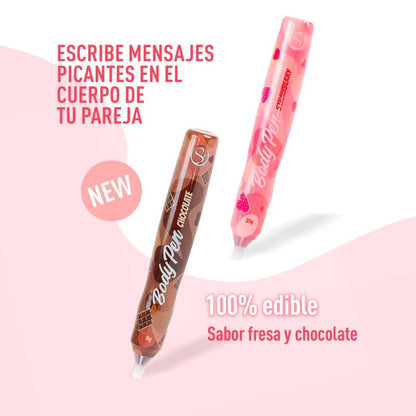BRINCADEIRA SECRETA - CANETA CORPORAL CHOCOLATE