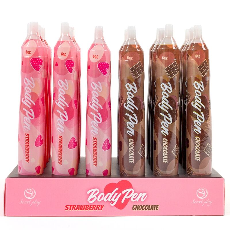 SECRET PLAY - EXIBIÇÃO BODY PEN 24 UNIDADES