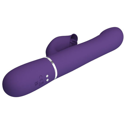 PRETTY LOVE - ZALIN RABBIT VIBRADOR PÉROLAS 4 EM 1 ROXO