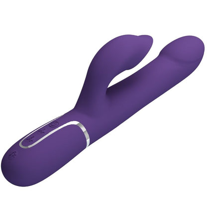 PRETTY LOVE - ZALIN RABBIT VIBRADOR PÉROLAS 4 EM 1 ROXO