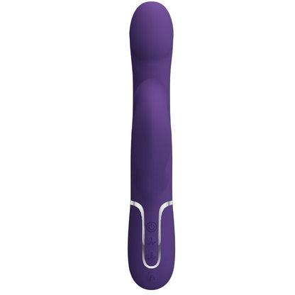 PRETTY LOVE - ZALIN RABBIT VIBRADOR PÉROLAS 4 EM 1 ROXO