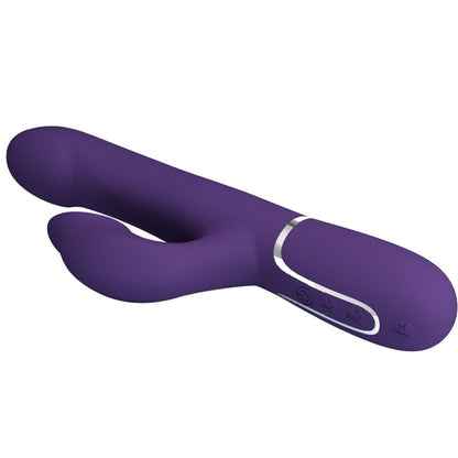 PRETTY LOVE - ZALIN RABBIT VIBRADOR PÉROLAS 4 EM 1 ROXO
