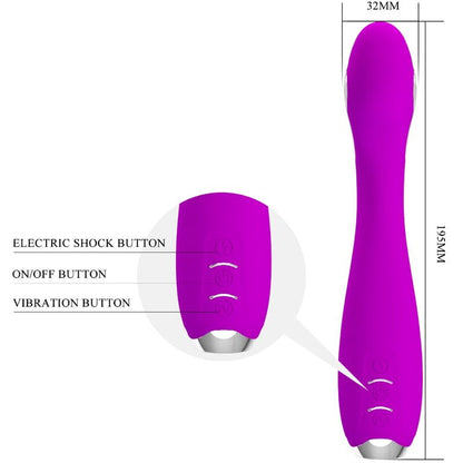 PRETTY LOVE - VIBRADOR HECTOR ELETROCHOQUE APLICATIVO GRATUITO VIOLETA
