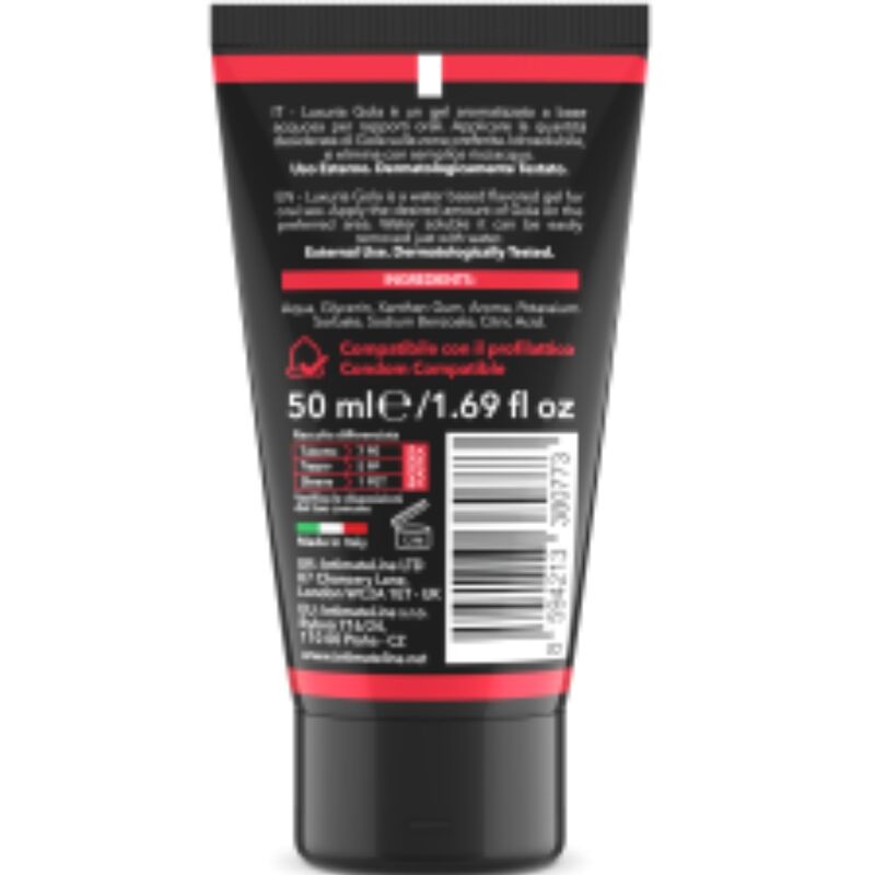 INTIMATELINE LUXURIA - GEL SEXO ORAL SABOR MORANGO 50 ML