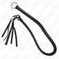 KINK - CHICOTE DE COBRA COM ANEL DE MÃO PRETO 65 CM