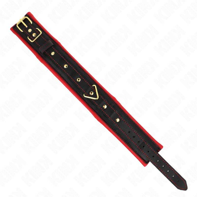 KINK - COLEIRA COM TRELA DE TECIDO LISO AJUSTÁVEL 33-48 CM X 5,7 CM