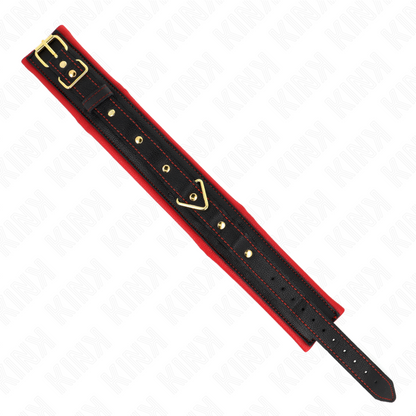 KINK - COLEIRA COM TRELA DE TECIDO LISO AJUSTÁVEL 33-48 CM X 5,7 CM