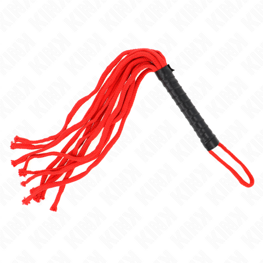 KINK - CHICOTE DE CORDA VERMELHO 56 CM