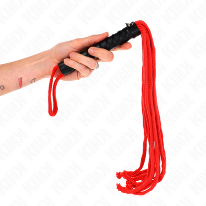 KINK - CHICOTE DE CORDA VERMELHO 56 CM