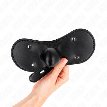 KINK - BALL GAG MÁSCARA BOCAL COM TRAVA AJUSTÁVEL 42-60 CM