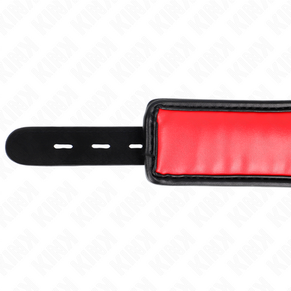 KINK - COLAR COM ALÇA DE PELE SIMILARES ESPONJA MODELO 3 AJUSTÁVEL 37-54 CM X 3 CM