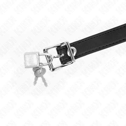 KINK - MODELO 1 BOLA DE SILICONE 4 CM MORDAÇA COM TRAVA 60 x 2 CM