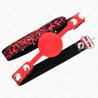 KINK - BOLA DE SILICONE 4 CM GAG MODELO 2 60 x 2 CM