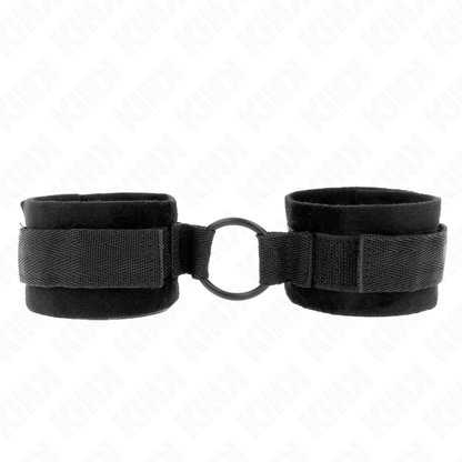 KINK - ALGEMAS DE PELE PARA INICIANTES 25 CM COM O-RING 4 CM PRETO AJUSTÁVEL 15-25 CM