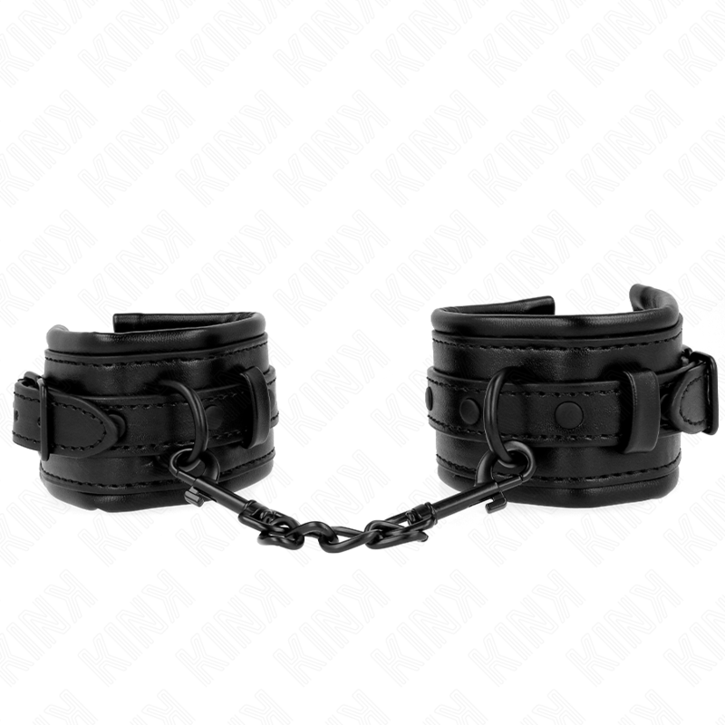 KINK - RESTRIÇÕES DE PULSO PRETO AJUSTÁVEL 20-30 CM X 6 CM