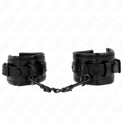KINK - RESTRIÇÕES DE PULSO PRETO AJUSTÁVEL 20-30 CM X 6 CM