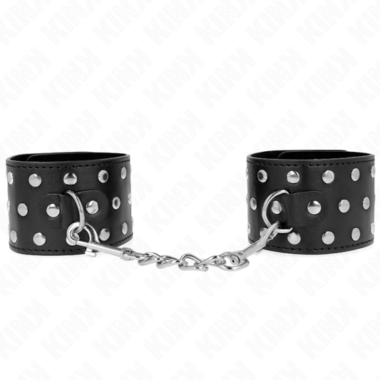 KINK - PUNK RESTRIÇÕES DE PULSO AJUSTÁVEIS 19-24 CM X 5,5 CM
