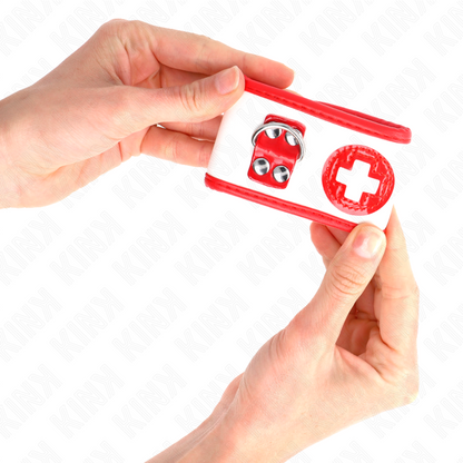 KINK - MINI ENFERMEIRA RESTRIÇÕES DE PULSO AJUSTÁVEIS 18-23 CM X 5 CM