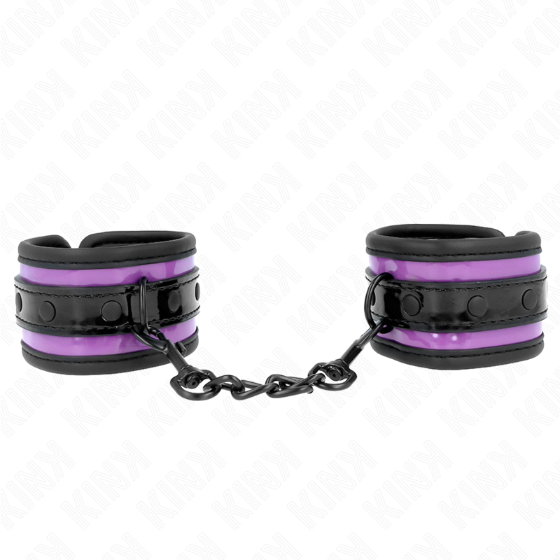 KINK - RESTRIÇÕES DE PULSO DE NEOPRENE ROXO CLARO AJUSTÁVEL 21-28 CM X 5 CM