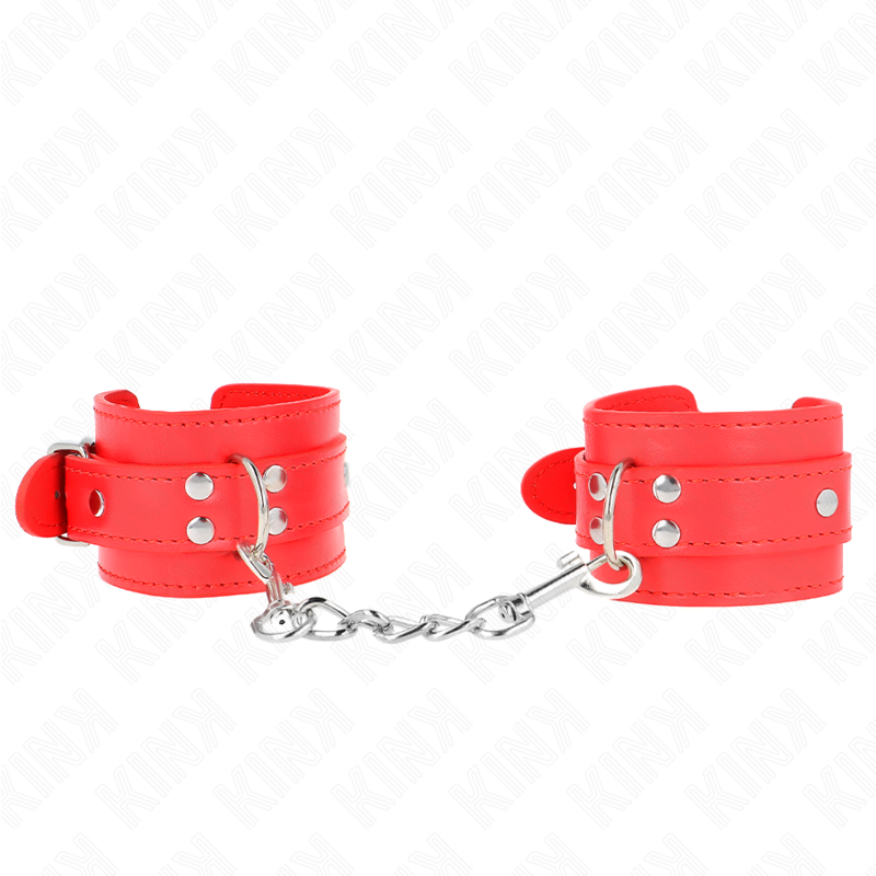 KINK - SIMPLES RESTRIÇÕES DE PULSO VERMELHO AJUSTÁVEL 20-23 CM X 5,5 CM
