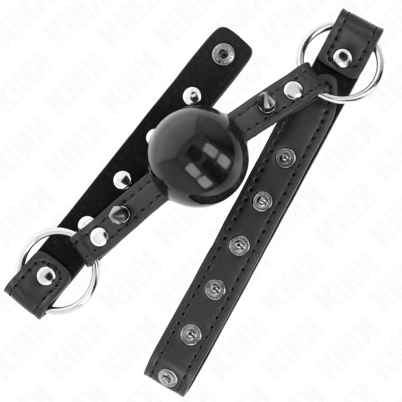 KINK - BOLA 4 CM GAG COM PONTA REBITE E SNAP LOCK 65 x 2 CM