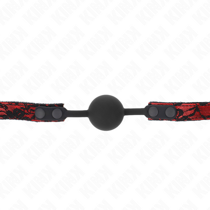 KINK - ESCÂNDALO BOLA DE SILICONE 4 CM MORDIDA MODELO 1 65 x 2 CM