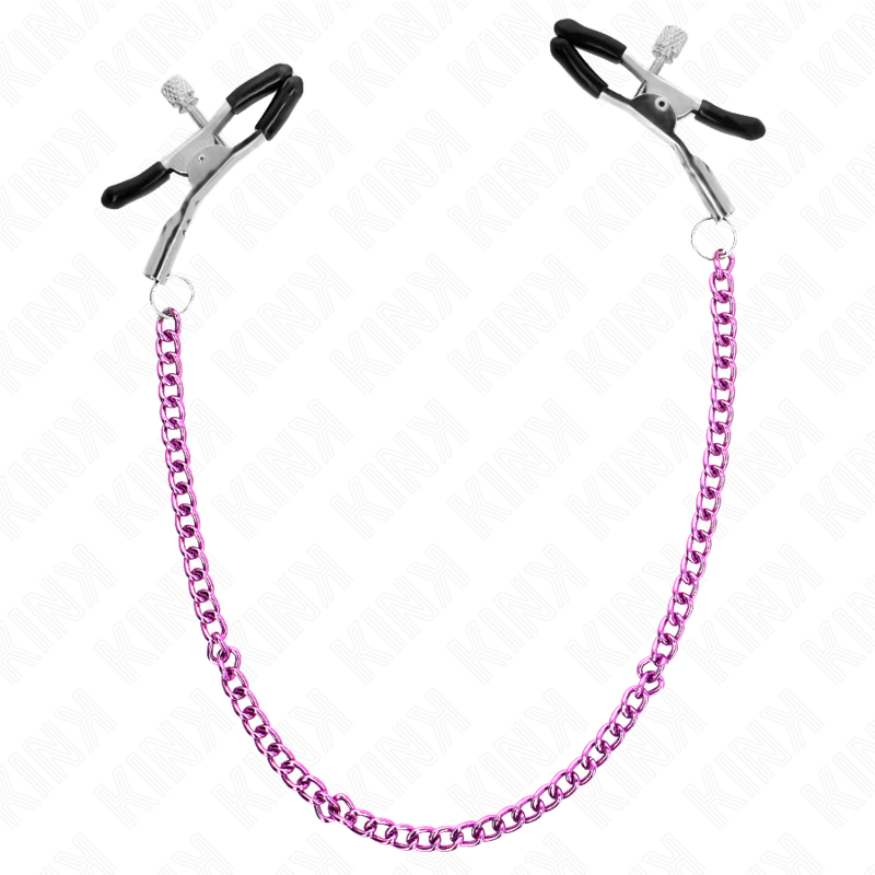 KINK - CORRENTE NIPPLE CLAMPS ROXO 30 CM