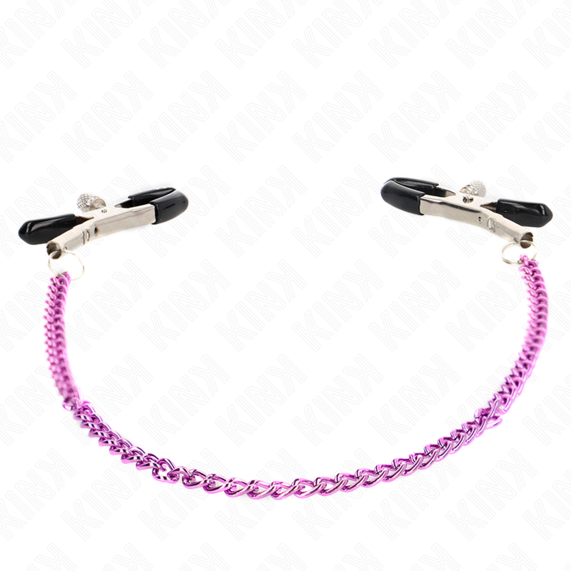 KINK - CORRENTE NIPPLE CLAMPS ROXO 30 CM