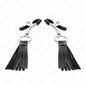 KINK - GRAMPOS DE MAMILOS COM BORRACHA DE COURO 6 CM