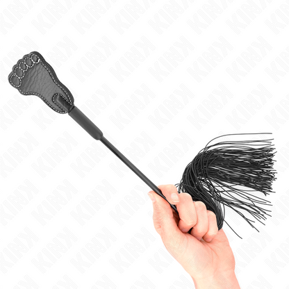 KINK - PÁ EM FORMA DE PÉ COM CHICOTE DE BORLA 31 CM