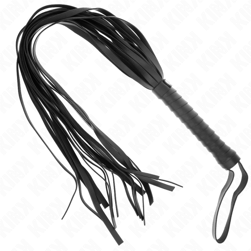 KINK - CHICOTE NEGRO CABO CURTO CAUDA LONGA 70 CM