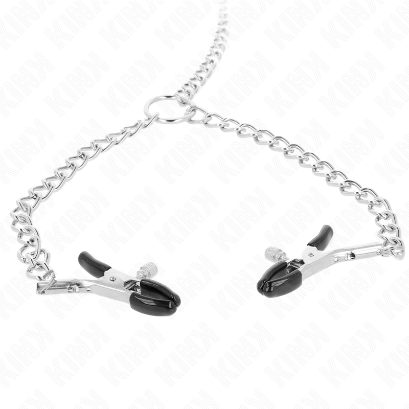 KINK - 4 GRAMPOS DE MAMILOS DE CORRENTE 32 CM COM CORRENTES PEQUENAS 14 CM